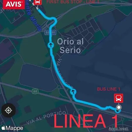 Orio Relax 24h Airport 1 - 3 Minute From Arrival By Bus Lägenhet Bergamo